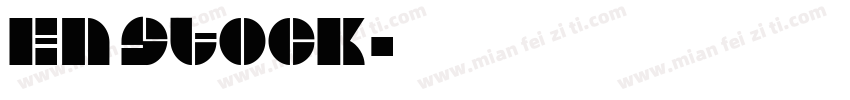 En stock字体转换